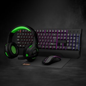PORODO 4 In 1 Gaming Starter Kit PDX213-BK
