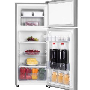 HISENSE FRIDGE 120L SILVER DOUBLE DOOR MODEL REF120DR