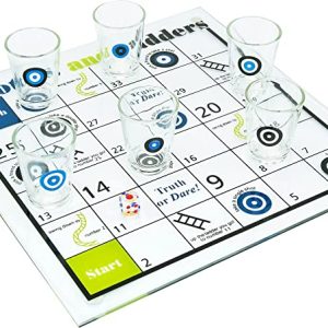 Shooters and ladders board game