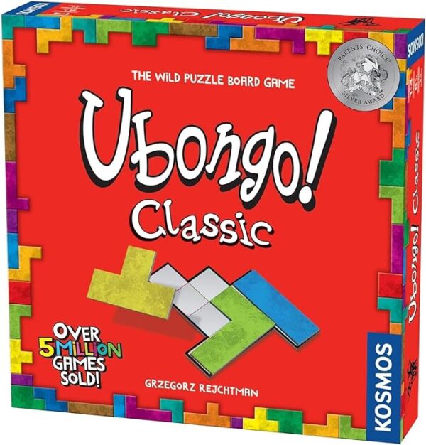 Ubongo 3D – a Kosmos Game | Geometric Puzzle Game with Three-Dimensional Blocks | Family Friendly Fun Game | Highly Re-Playable | Quality Components (Made in Germany) | 1 to 4 Players, Ages 8 and up
