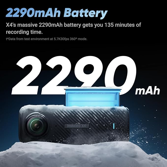 INSTA360 X4 8K 360 ACTION CAMERA - Image 4